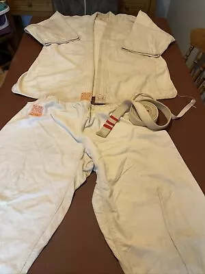 Vintage Adult Judo Suit & Belt By J Milom  Martial Arts Judo Karate • £9.99