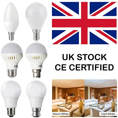 E14 E27 B22 3W 5W 7W 9W 11W 15W LED Candle Bulbs BC ES GLS Light Globe Lamps SMD • £42.95