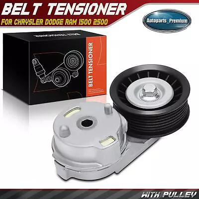 Serpentine Belt Tensioner & Pulley For Chrysler Dodge Ram 1500 2500 Pickup 5.7L • $30.99