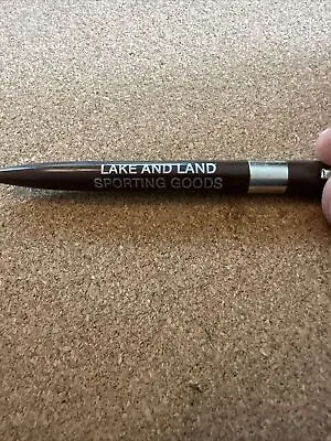 Vintage Advertising Ball Point Pen Leons Conoco Lake & Land Manchester Iowa P11 • £12.53