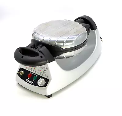 VillaWare UNO #2009 Gravity Rotating Belgian Waffler Waffle Maker Petite Flowers • $42.28