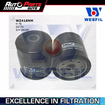 Wesfil Oil Filter Z418 • $18.99