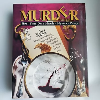 Murder Ala Carte: A Vintage Murder Host Your Own Mystery Party Game • $20