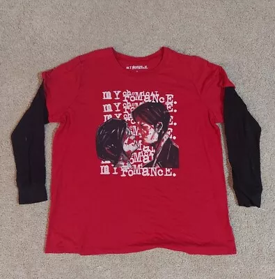 My Chemical Romance Three Cheers For Sweet Revenge Longsleeve Red 2XL Shirt • $29.99