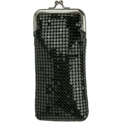 Black Soft 4mm Metallic Mesh (Full Pack 100s Or 120s) Cigarette Case Purse • $18.99