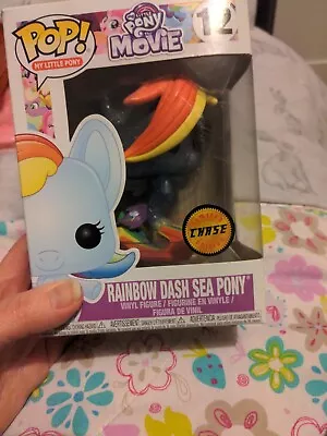 Funko Pop! My Little Pony: MLP Movie - Rainbow Dash Sea Pony  Chase Edition  • £4