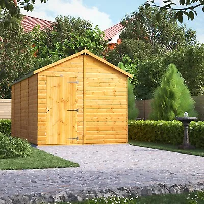 Shed | Power Apex Garden Sheds | Wooden Windowless Workshop| Sizes 10x4 To 14x10 • £759