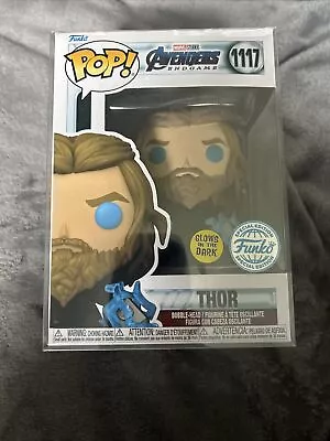 Thor Funko Pop Glow In The Dark Special Edition With Pop Protector • £12