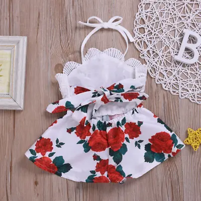 Newborn Baby Girl Outfits Clothes Romper Tutu Dress Jumpsuit Bodysuit Set 1-3Y • $27.49