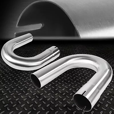 2Pcs 3  Inch OD Custom 180 Degree Stainless Steel Mandrel U-Bend Exhaust U-Pipe • $36.24