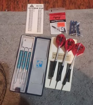 2 Sets Of 3 Unicorn Darts In Case & Unknown Other Set Both Vintage! • $16.25