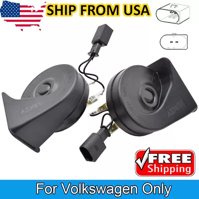 For VW Passat Golf Touran Tiguan Touareg Car Snail Horn 12V 11-125db  410/510Hz • $22.60