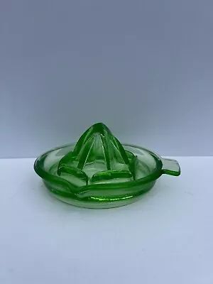 Vintage Green Glass Juicer • $12