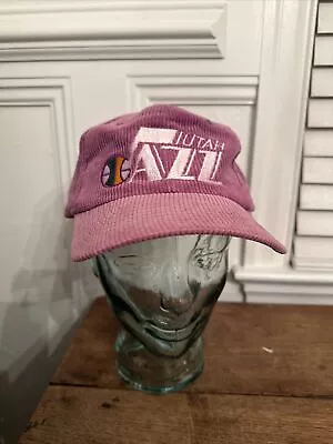 Vintage Faded Utah Jazz Snapback Hat Cap NBA  Corduroy Officially Licensed • $90