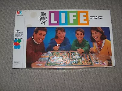 Vintage 1991 Classic The Game Of Life Board Game Milton Bradley Complete   GDBX • $16