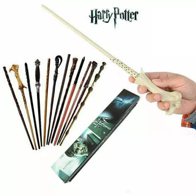 Harry Potter Magic Wand Hermione Dumbledore Luna Wands Cosplay Toy Gifts Boxed • £9.99