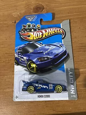 2013 Hot Wheels Honda S2000 Blue Evasive HW City 21/250 Night Burnerz • $20