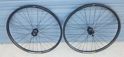 29  700c Mavic EN427 Bike Wheels Hookless Tubeless 6 Bolt Qr Thru  Micro Spline • $239.99
