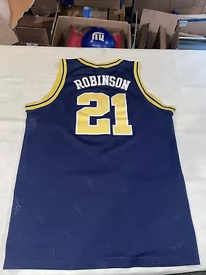 Rumeal Robinson Nike Michigan Wolverines Basketball Jersey Mens 89 Men’s Large • $68