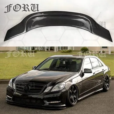 Carbon Fiber Rear Trunk Spoiler Wing Fit For Mercedes Benz W212 E63 2010-2016 • $259