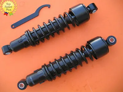 Harley XL Set Black Rear Shocks 11.75  Sportster FXR Super Glide Iron 883 • $75.99