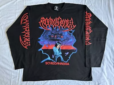 SEPULTURA - Schizophrenia A.D. Longsleeve Shirt (L) Thrash Metal Cavalera • $44.90