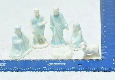 Nativity Figurines- White Porcelain 6 Piece Mini Set REPAIRED • $17.99