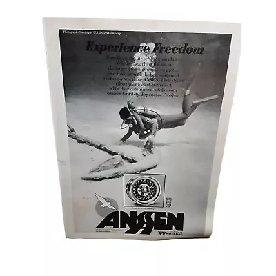 1975 Anssen Wheels US Divers Original Print Ad Vintage • $6.99