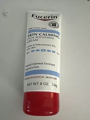 Eucerin Skin Calming Cream Natural Oatmeal Enriched For Dry Itchy Skin 8 Oz • $28