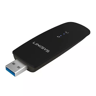 Linksys WUSB6300 Dual-Band AC1200 Wireless USB 3.0 Adapter Factory Refurbished • $12.95