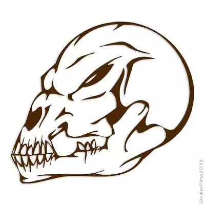 Monster Devil Skull Demon Vinyl Decal Sticker Multiple Colors & Sizes #1067 • $4.95