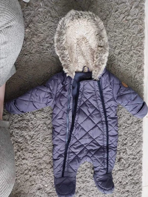 £0.99 • Buy Primark Baby Blue All In One Snow Suit, 0-3 Months