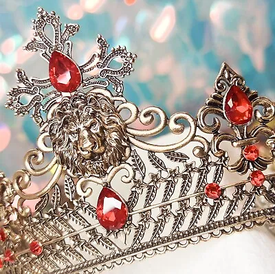 Royal King Crown For Men Prince Headpiece For Wedding Birthday Party Prom Gift • $44.99