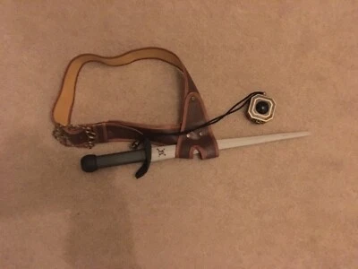£30 • Buy Disney Store Pirates Of The Caribbean Jack Sparrow Belt, Sword And Compass