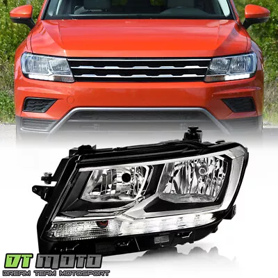 For 2018-2021 Volkswagen Tiguan Halogen W/ LED DRL Headlight Headlamp - Driver • $189.99