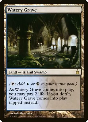 MTG Lightly Played Watery Grave - [Ravnica: City Of Guilds] • $28.86