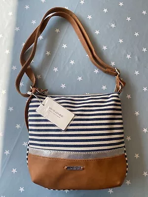 New With Tags Stunning Cross Body Shoulder Bag By Designer David Jones • £25