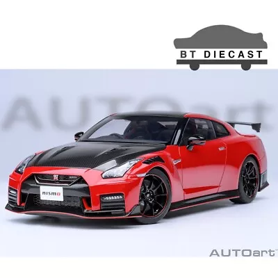 AUTOart NISSAN GT-R R35 NISMO 2022 SPECIAL EDITION 1/18 VIBRANT RED 77502 • $180