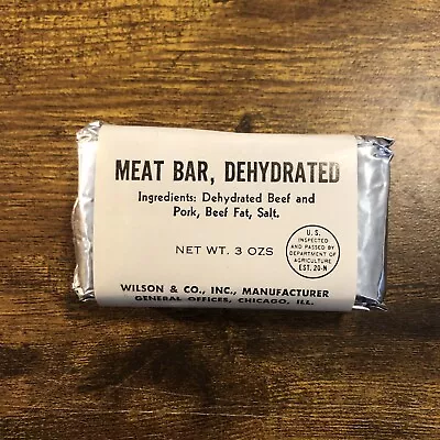 Vietnam War Era Survival Ration Dehydrated Meat Bar Feb 1968 • $29.99