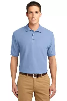 Port Authority K500 Mens Short Sleeve Silk Touch Shrink Resistance Polo Shirt • $18.92