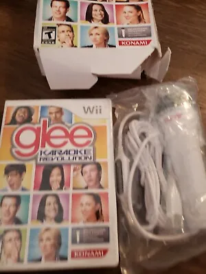 Nintendo Wii Glee Karaoke Revolution W Microphone Complete Konami NEW Open Box • $25.99