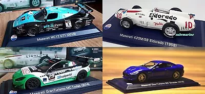 Maserati Model Car Collection 1:43 Zinc Alloy Limited Diecast Models • $23