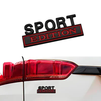 1x 3D Sport Edition Sticker Car Rear Trunk Bumper Badge Emblem Decal Accessories • $6.42