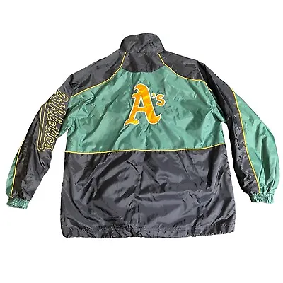 Oakland Athletics A's Jacket MLB Genuine Merchandise G-III Carl Banks Size Large • $55.99