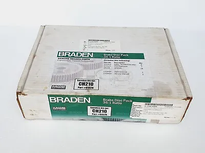 BRADEN 64576  CH210 Winch Brake Disc Pack 36:1 Service Kit # NEW • $349