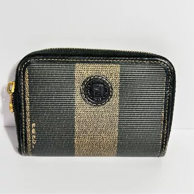 Fendi Authentic Vintage Leather Coin Pouch/ Mini Wallet • $165