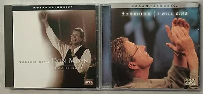 DON MOEN  I Will Sing + GOD IS GOOD 2 CD Lot  RON KENOLY • $14.99