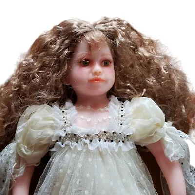 Mundia Reve De Porelaine Doll Nathalie Christine Et Cecile Haunted Creepy Eyes • $179.93