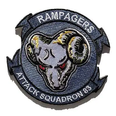 VA-83 Rampagers Squadron Patch – Sew On • $13.99