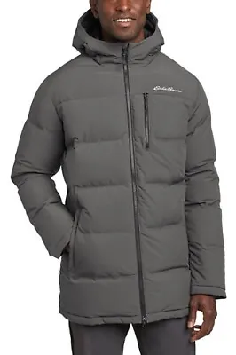 Eddie Bauer Men’s Essential Outdoor Down Parka Size XL Gray Color New With Tags • $125.99